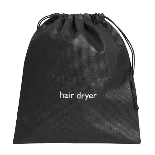 Hair Dryer Bag Black - Guest Comfort